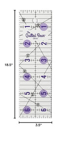 The Quilted Bear Rectangular Acrylic Quilting Ruler, Precise Bold Lines - Image 8