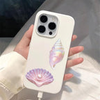 50PCS Sea Shell Stickers Aesthetic PET Conch Stickers Clamshell Pearls Decal - Image 5
