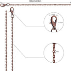 Lemonkey 24 Pack Necklace Chains Bulk - Image 2