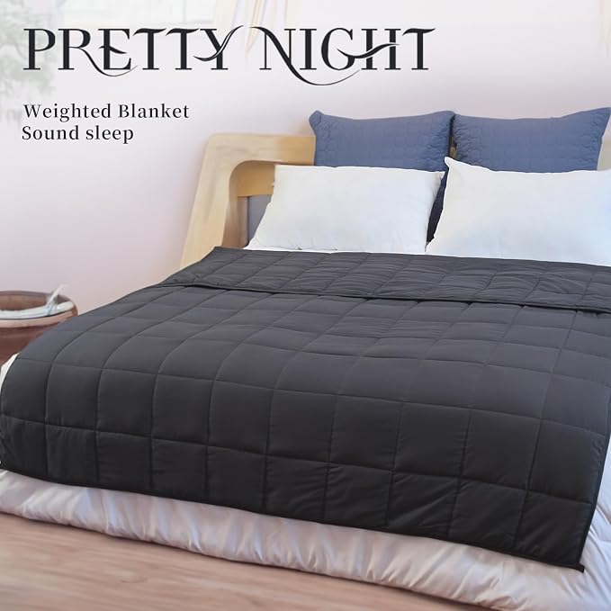Weighted Blanket 15lbs Twin Size Dark Grey 48"x72" Weighted Blankets - Image 3