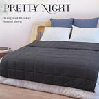 Weighted Blanket 12lbs Queen Size Dark Grey 60"x80" Weighted Blankets - Image 3