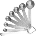 8PCS Measuring Spoons, Premium Heavy Duty Stainless Steel Measuring Spoons Cups by RenaChris