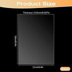 60PCS Heat Resistant Clear Acetate Sheets - Image 2