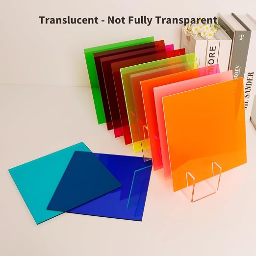 1/8 Thick 12 x 12 inch Translucent Acrylic Sheets - Image 7