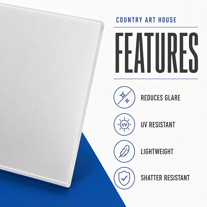 8x10 Non-Glare Acrylic Sheet Frame Replacement, UV Resistant Picture Cover | - Image 5