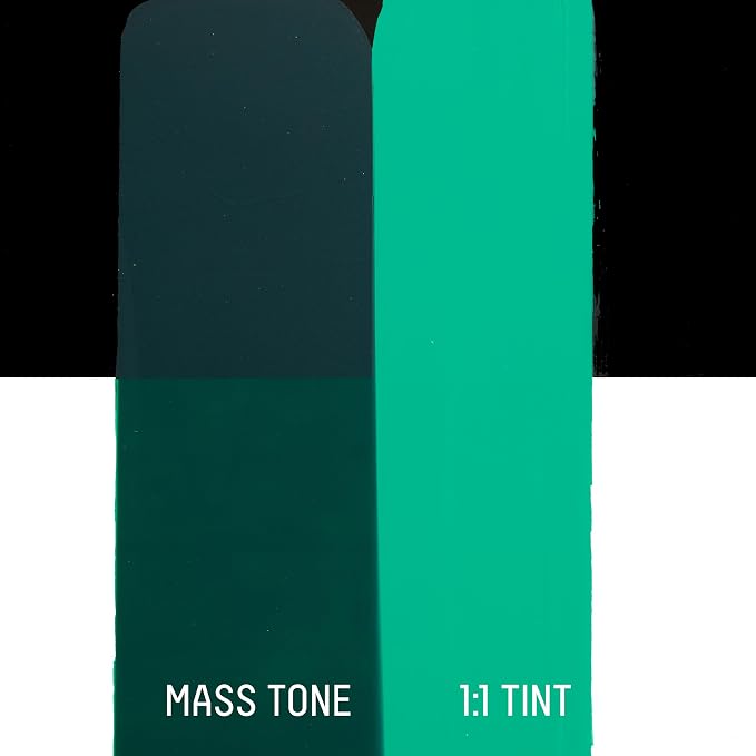 Liquitex BASICS Acrylic Paint, 250ml Tube, Phthalocyanine Green - Image 3