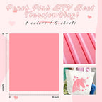 Tintnut Peach Pink Heat Transfer Vinyl, easy cut & weed, stretch washable - Image 2