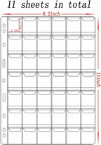 462 Pockets Coin Binder Collection Supplies Pages, Standard 9 Hole Coin - Image 2