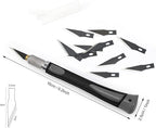 EHDIS Precision Hobby Knife Set Utility Craft Knife Kit - Image 2