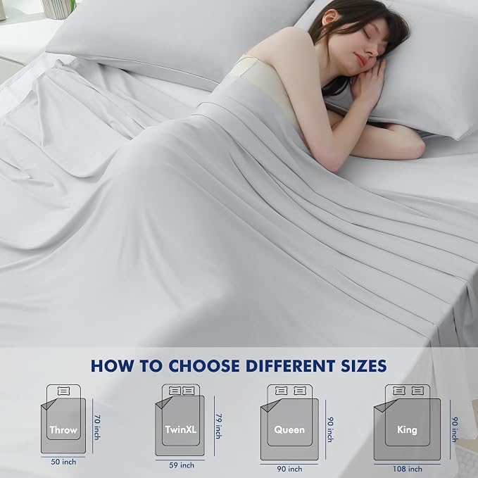 Elegear Cooling Blankets for Hot Sleeper Throw XL, Arc-Chill 3.0 Cool Fiber - Image 9