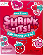 Ooly Mini Shrink-Its DIY Shrink Art Kit – 5 Pre-Cut Shrinking Plastic Charms by Ooly