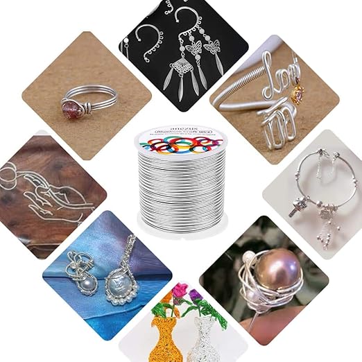 Anezus 12 Gauge Aluminum Wire 100 Feet - 2mm Metal Armature Bendable Sculpting - Image 7