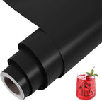 TORC Black Permanent Vinyl 12" x 14 FT Matte Black Adhesive Vinyl Roll by TORC