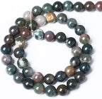 90pcs 4mm Natural Indian Agate Gemstone Beads Smooth Round Loose Spacer Beads - Image 5