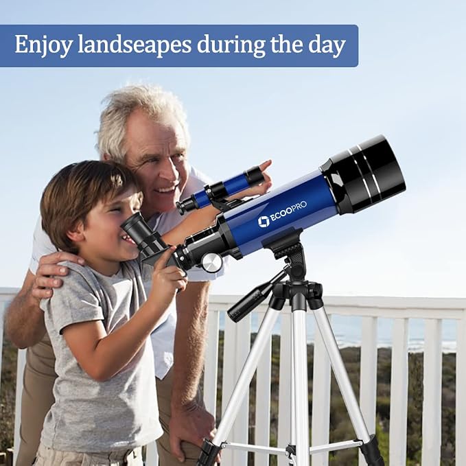 Telescope for Kids & Adults, 70mm Aperture 360mm Refractor Telescope for - Image 6