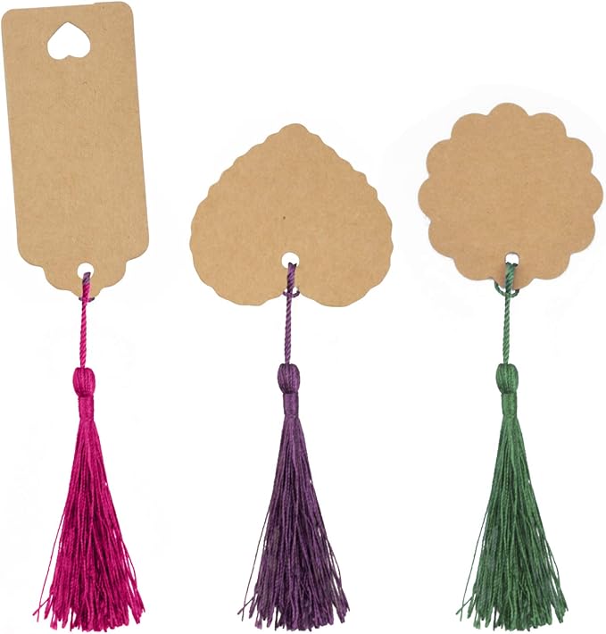 Foraineam 300 Pieces 20 Colors 5 Inch / 13cm Silky Handmade Soft Tassels Floss - Image 3