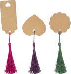 Foraineam 300 Pieces 20 Colors 5 Inch / 13cm Silky Handmade Soft Tassels Floss - Image 3