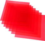 Outus 104 Pcs Colored Cellophane Sheets Cellophane Wrapping Paper - Image 2