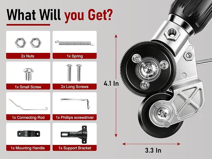Sheet Metal Cutter for Electric Drill, Upgrade Fast Cutting Metal Shears Drill - Image 6
