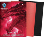 Fury Red Dual Matte Card Sleeves, Katomula Card Sleeves - Image 2