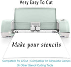 12 Pack 4 Mil Clear Mylar Stencil Sheets, Reusable Template Material, Make Your - Image 5