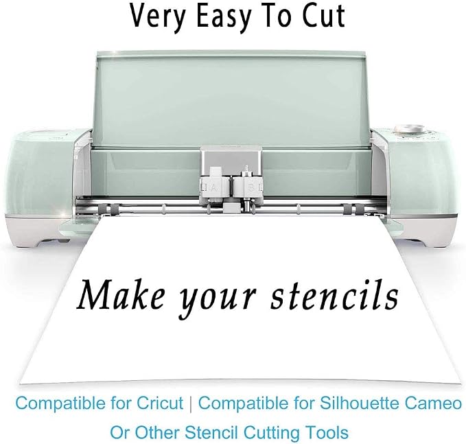 15 Pack 6 Mil Clear Mylar Stencil Sheets, Reusable Template Material, Make Your - Image 7