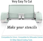 15 Pack 6 Mil Clear Mylar Stencil Sheets, Reusable Template Material, Make Your - Image 7