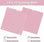 HTVRONT Fabric Grip Cutting Mats, 2 Pack Cutting Mat 12x12 Compatible - Image 4