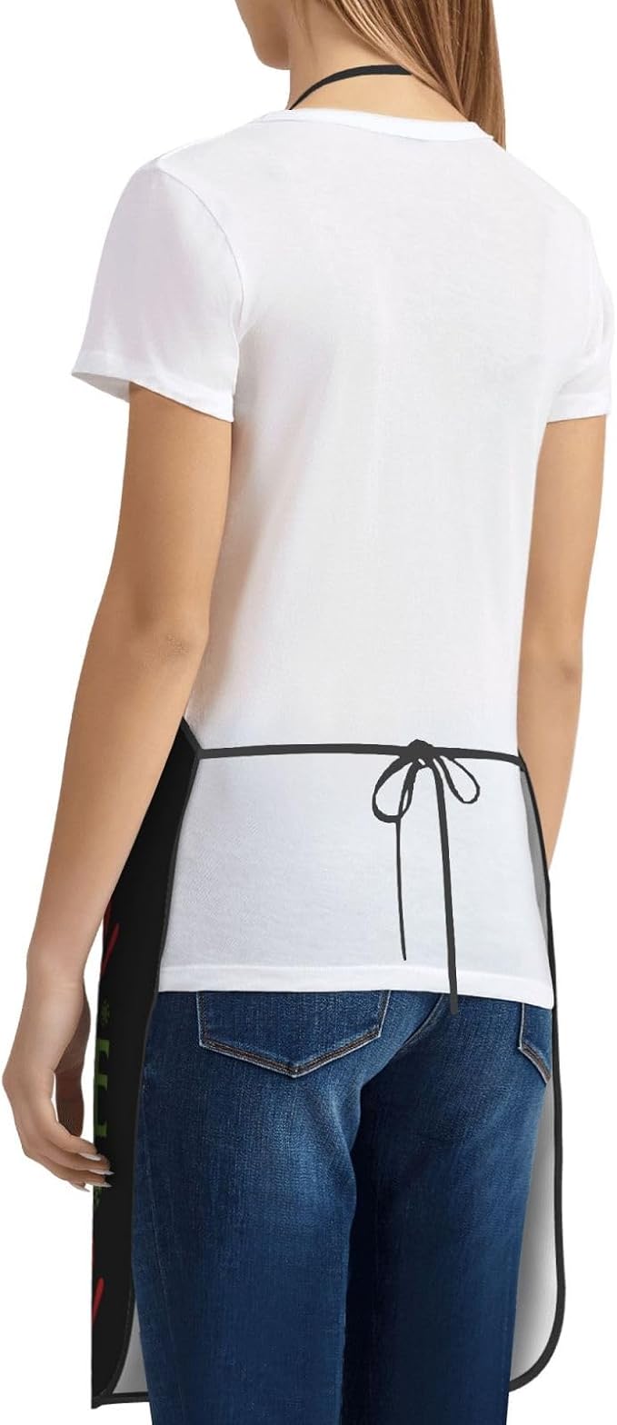 Apron Cooking Chef Work Shop Women Men Baking Decorations Painting Bbq Grilling - Image 5