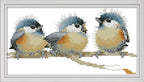 Cross Stitch Kits, Three Birds Awesocrafts Easy Patterns Cross Stitching by Awesocrafts