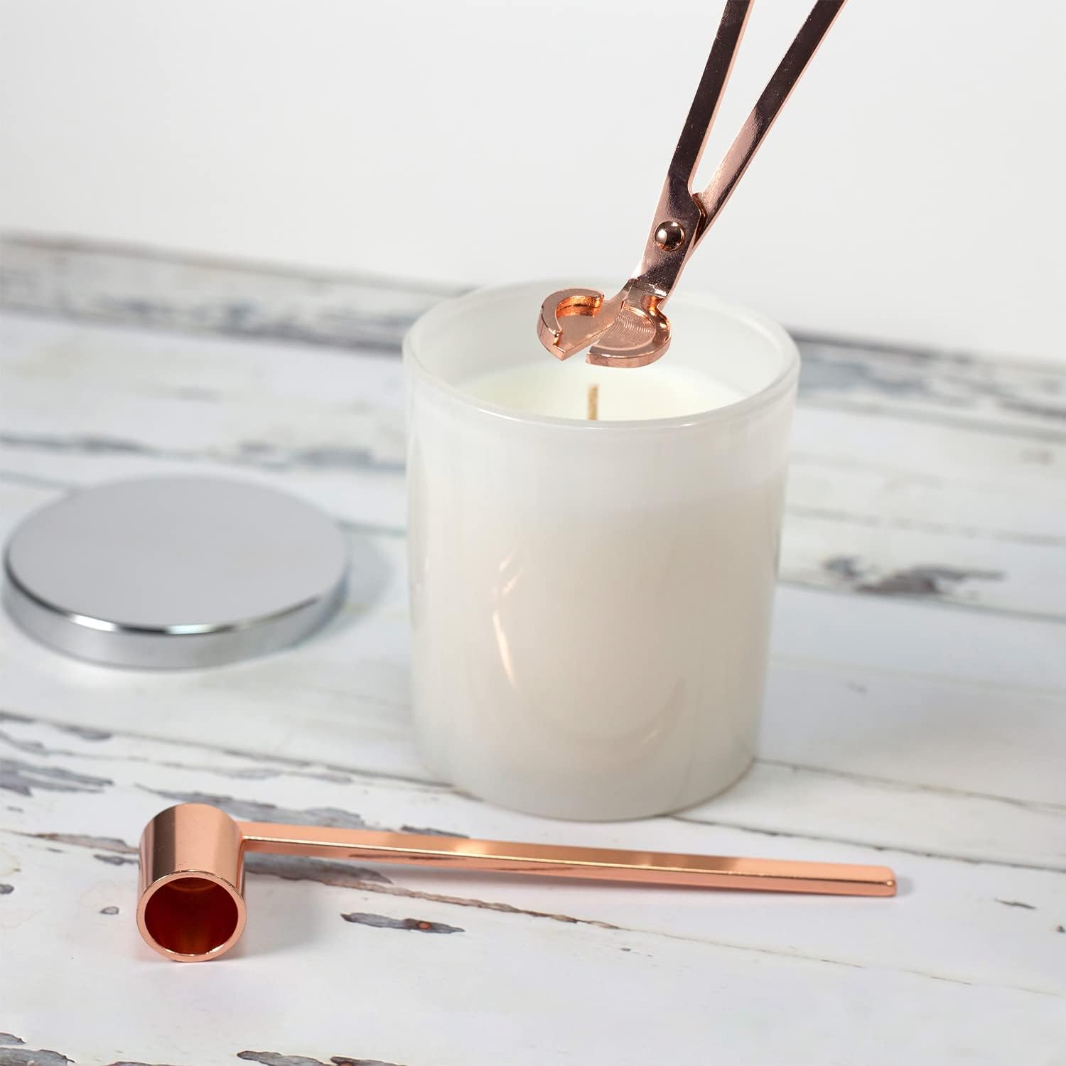 Candle Wick Trimmer and Candle Snuffer Accessory Set – Pick Your Color