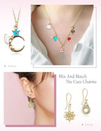 JIALEEY 300Pcs Assorted Gold-Plated Enamel Charms - Image 5