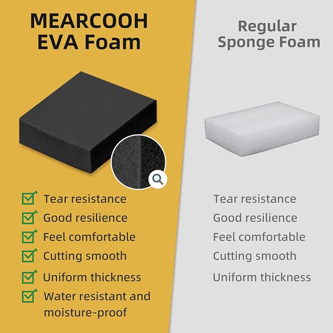 15mm Thick Black Eva Foam Cosplay Sheets roll, 13.9" x 39" Premium eva Craft - Image 5