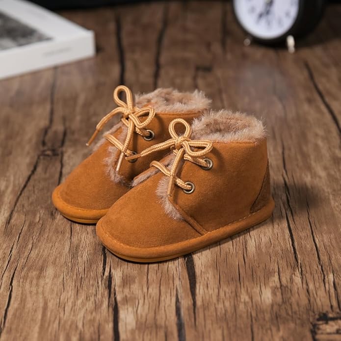 Clowora Baby Boys Girls Shoes Non-Slip Rubber Sole Sneakers Infant First Walking Toddler Crib Shoes Newborn Loafers Flats.