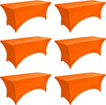 6-Pack 6ft Spandex Table Covers by Unknown