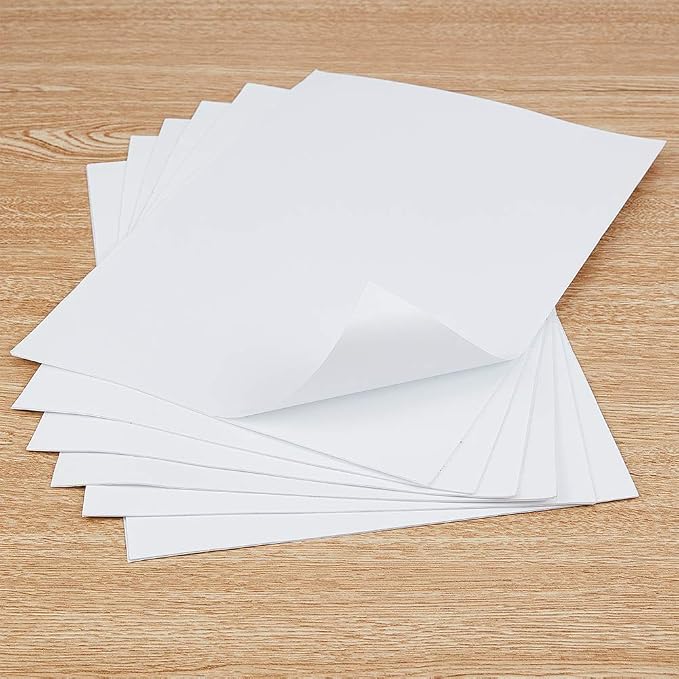 BENECREAT 10PCS 1mm Thick Adhesive Foam Sheet 8.3x11.8 Insulation Foam - Image 5