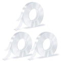 3 Rolls Double Sided Tape, Nano Tape, Transparent Adhesive Tape, Traceless by SUTOUG