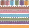 6 Rolls 196.8 Ft Boho Bulletin Board Borders by Bermoge