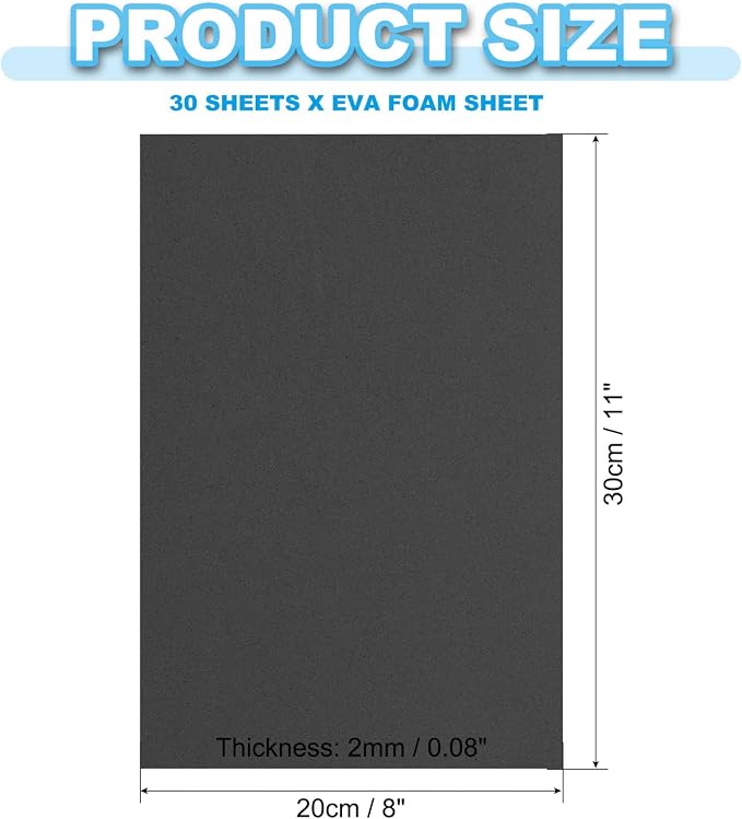 PATIKIL 30 Pack EVA Foam Sheets - Image 2