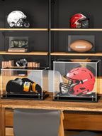 Football Helmet Display case Full Size, Self-Assembly Acrylic Helmet Display - Image 8
