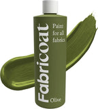 Fabricoat Olive Fabric Upholstery Paint & Dye | 500ml / 17 fl oz | Restore or by Fabricoat