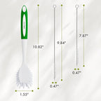 Amazer 4 Pack Dish Brush with Handle, Kitchen Scrub Brushes - Image 4