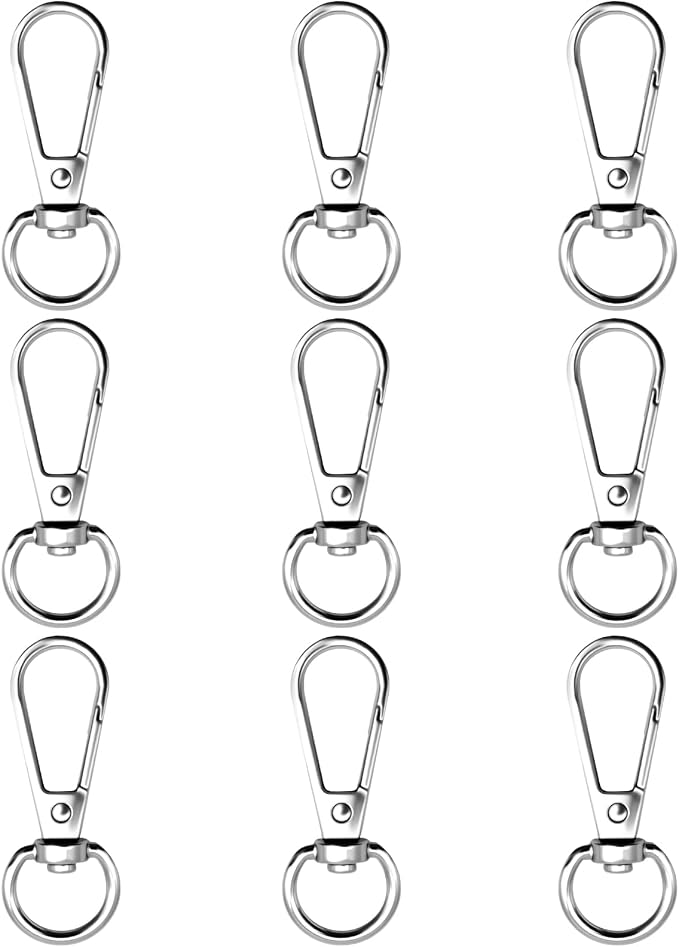 12pcs Swivel Push Gate Snap Hooks Clasps by TiSuit