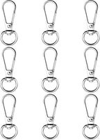 12pcs Swivel Push Gate Snap Hooks Clasps by TiSuit
