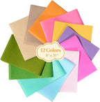 Phantomon 8" x 35" Felt Fabric Sheets, 1mm Sturdy Nonwoven Felt Rolls, Large - Image 2