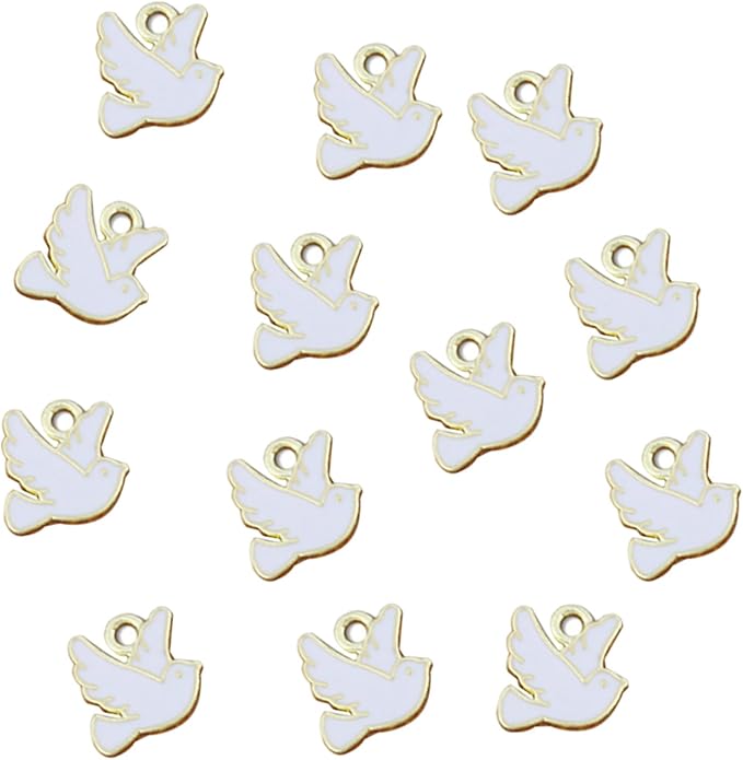 Charms Necklace for Pigeon Accessory Dove Bird Birds Accessories Pendants DIY by SiegYma