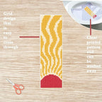 FREEBLOSS 6 Set Cross Stitch Bookmark Kits Bohemian Style Stamped Cross Stitch - Image 3
