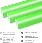 TECKWRAP Permanent Adhesive Vinyl 12" x 10ft, Matte Neon Green - Image 2