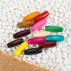 400Pcs Large Hole Wood Beads, BetterJonny Assorted Color Wooden Beads Hair - Image 4