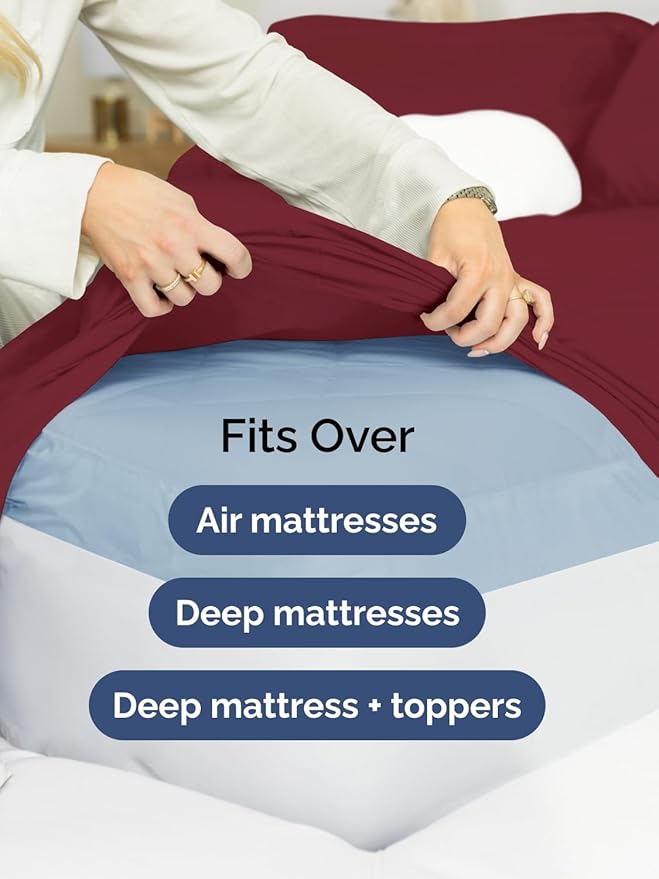 Extra Deep Queen Fitted Sheet - Image 6